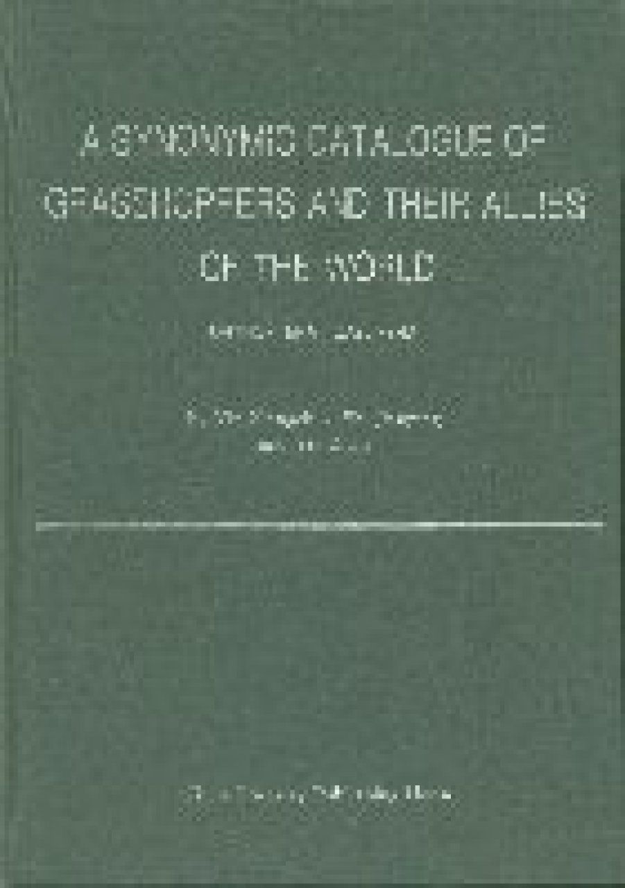 A Synonymic Catalogue of Grasshoppers and Their Allies of the World