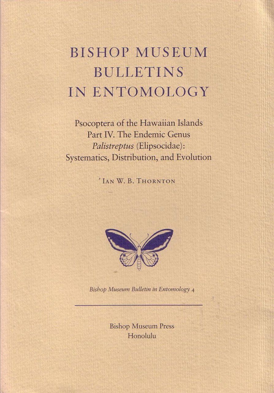 Psocoptera of the Hawaiian Islands, Part IV